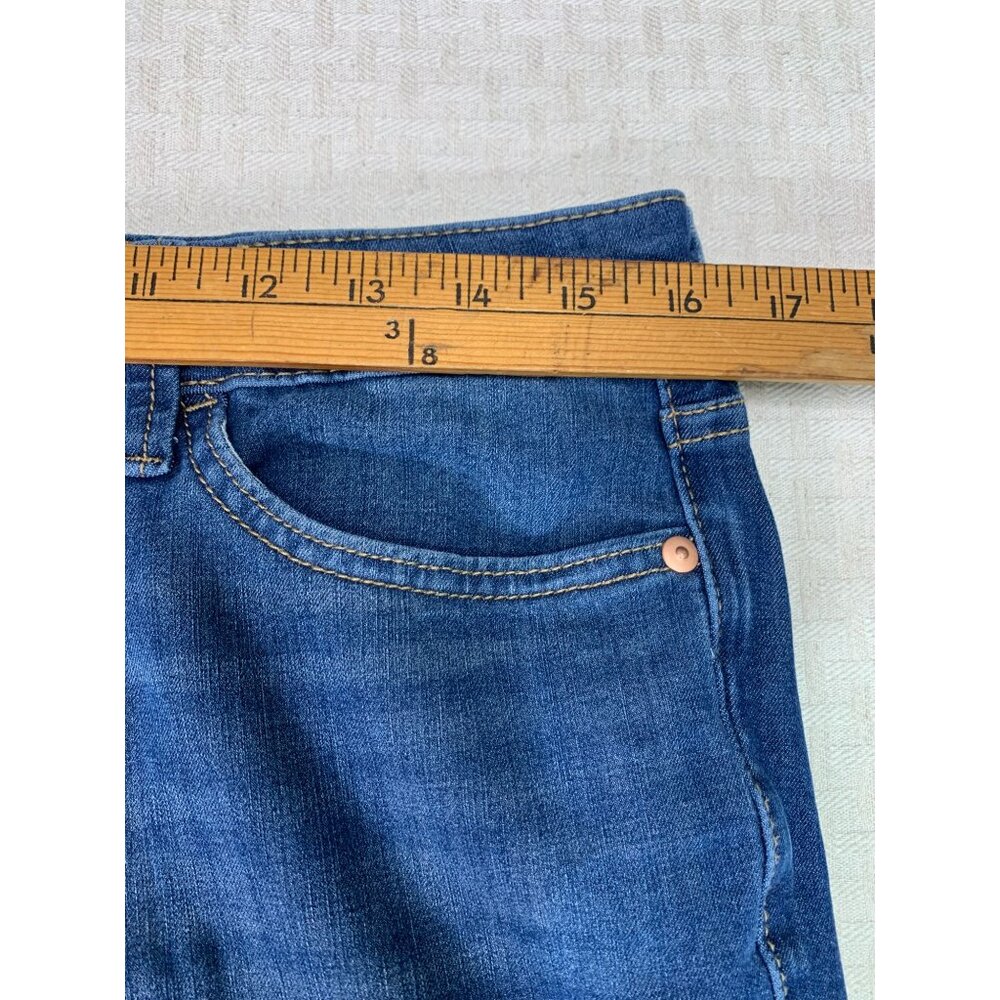 Lauren Conrad Womens Size 12 Blue Skinny Fit Denim Jeans - Picture 4 of 10